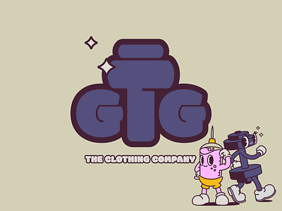 GTG Clothing Brand branding clothing design fitness graphic design illustration logo mascot merch vector