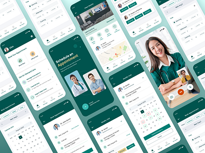 Doctor Appointment Booking App adverting appointment brand design doctor app fashion designer logo medical mobile app ui
