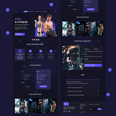 Gym website UI Design app app design dark theme design figma gym website ui design ui ui design ui ux ux website ui website ui design website ui ux