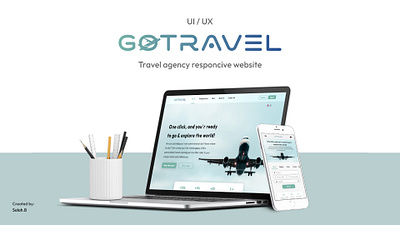 GoTravel - responsive website booking landing page responsive website travel agency travel agency website travel website ui ui design ui ux ui ux design ux ux design web design