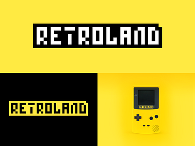 Retroland Logo branding design game gamer graphic design identity logo retroland