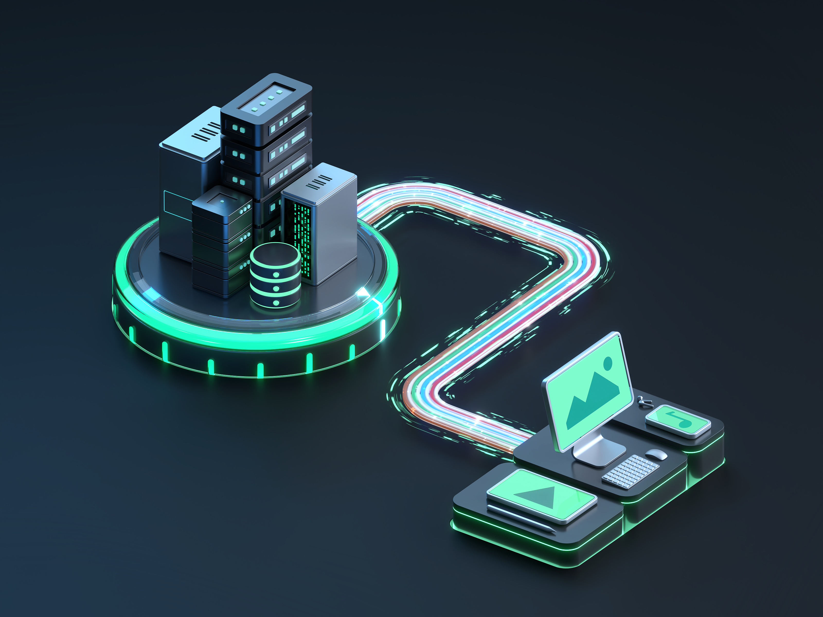 Example of Abstract 3D Illustration