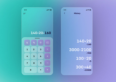Calculator interface - Daily UI - 004 daily ui ui ux