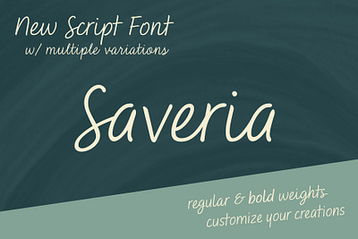 Saveria Script Font branding font font design graphic design handwriting handwritten font script script font type design typeface