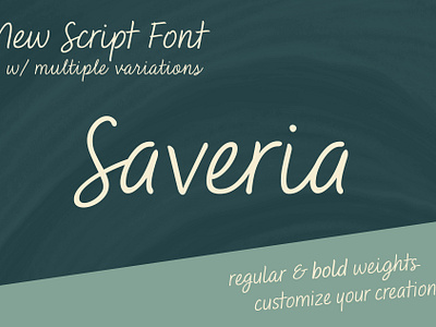 Saveria Script Font branding font font design graphic design handwriting handwritten font script script font type design typeface