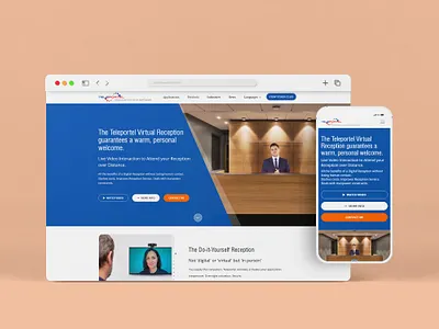 Remote Receptionist Service - Over Distance book cover design creative flyer design mockup creative logo design creative web design design graphic design illustration landing page design logo design poster design print design template ui web web design website