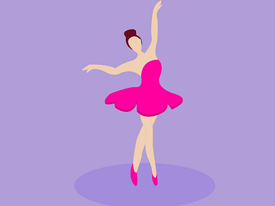 Dancing Girl Illustration. 3d animation art artwork branding dance dancing girl design digital art girl graphic design illustration logo motion graphics ui ux vector