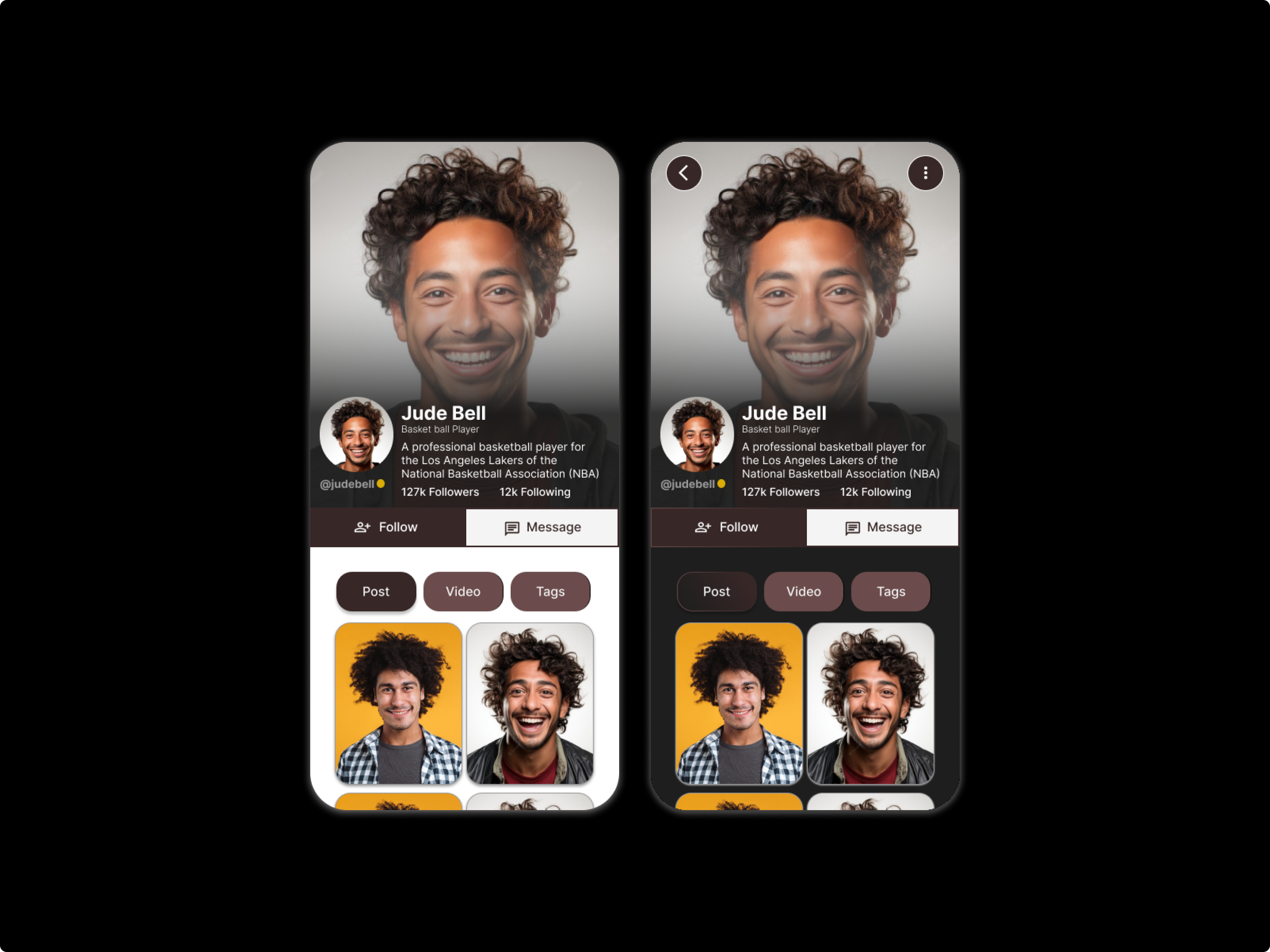 DailyUI Day 06: Profile UI dailyui design designchallenge signuppage ui
