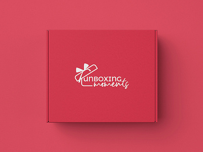 Unboxing Moments branding graphic design logo logotype