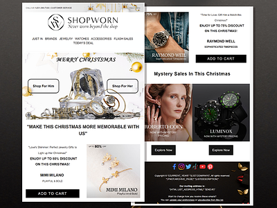 Jewellery Brand Email Template design email copy email design email marketing email newsletter email template klaviyo klaviyo email klaviyo template mailchimp mailchimp template newsletter