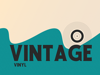 Vintage vinyl animation design graphic design motion graphics ui гш