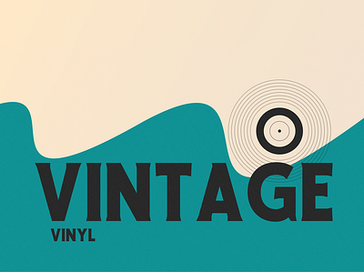 Vintage vinyl animation design graphic design motion graphics ui гш