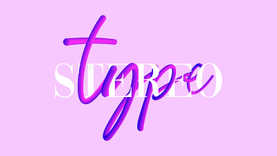 Typeface 'Stereotype' adobe illustrator illustration typeface typography