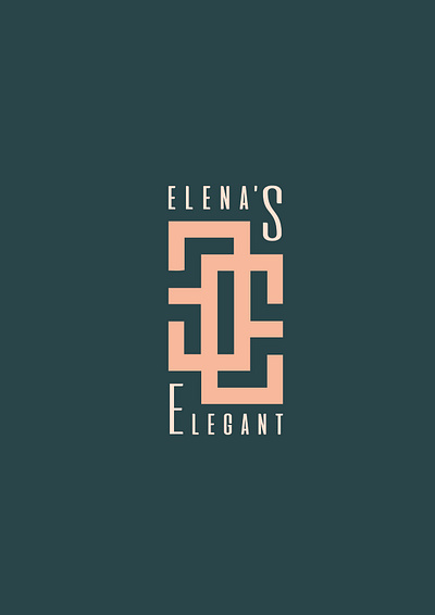 Fashion brand "Elena's Elegant" branding fashion branding graphic design logo
