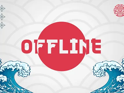 Japanese Nippon Twitch Overlay design free stream overlay illustration overlay stream stream overlay streaming twitch twitch overlay ui