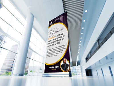 Roll-up/ Fold Banner banner design flyer graphic design moderm poster roll up banner signage