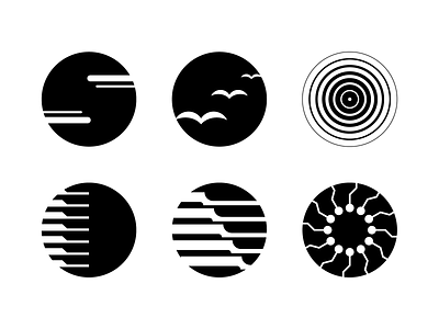 Sun Logo Collection #2 modern logo