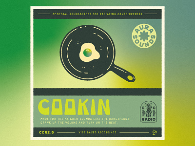 Aura Sounds: Cookin album art aura sounds cookin dj egg music pan playlist playlist cover radio sizzle spectral soundscapes spotify