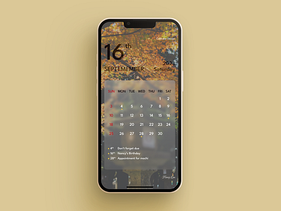 Calendar UI Practice calendar design ui ux