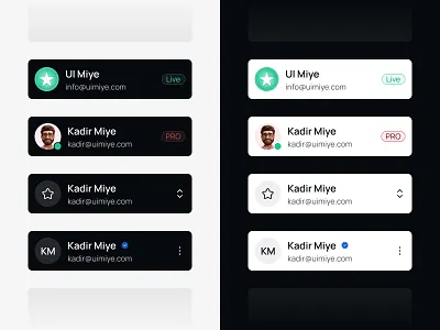 Avatars - 8 Ui kit design figma mobile design ui design ui miye uikit uimiye uiux design