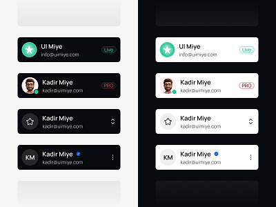 Avatars - 8 Ui kit design figma mobile design ui design ui miye uikit uimiye uiux design