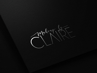 Makeup by Claire branding graphic design logo
