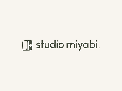 Logo Concept For Studio Miyabi abstract brand design brand direction brand identity brand mark branding graphic design logo logo design luxury branding minimal logo minimalist modern design modern logo