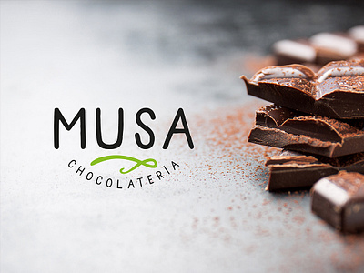 Musa - Chocolatería branding graphic design logo