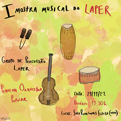 I Mostra Musical do Laper cartaz flyer music música
