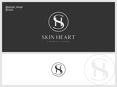 SH monogram design logo apparel beauty branding clinic cosmetics design h identity illustration jewelry letter logo luxury monogram s salon sh vector