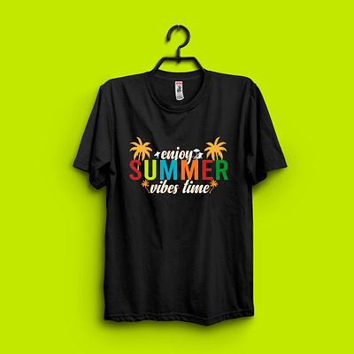 Enjoy Summer Vibes graphic design summer summer tshirts summer vector summertime summervibes