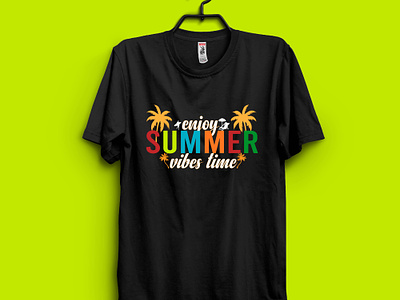 Enjoy Summer Vibes graphic design summer summer tshirts summer vector summertime summervibes