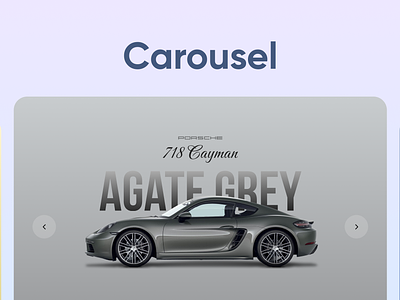 Porche Animated Carousel animation figma interaction ipad motion graphics porche ui ux