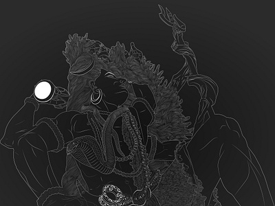 Lord Shiva 2d 3d adobe art art work creative hand creative work digital art god graphic graphic design graphic designer illustration lord shiva shiva ui