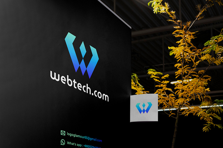 Letter W logo, Tech, Technology logo by Logo Glamour on Dribbble
