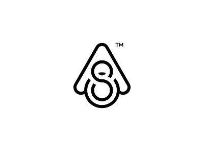 AOS Monogram Logo branding design graphic design icon illustration initials logo logo monogram logo vector