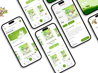 Milk moo app ecommerce milk app shop trending