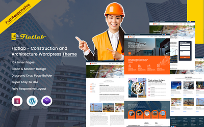 Flatlab - Construction and Architecture Wordpress Theme renovation