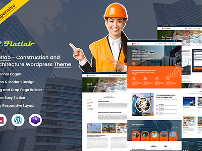 Flatlab - Construction and Architecture Wordpress Theme renovation