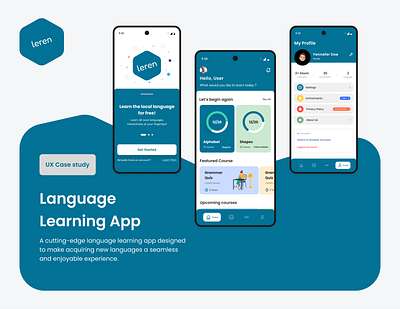 Language Learning App clean ui design language language learning app study ui