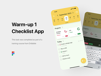 Checklist App checklist designapp dribbble mobileapp todo ui ux webdesign