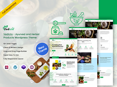 Vedicto Ayurved and Herbal Products WordPress Theme wordpress