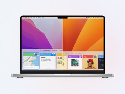 Paste Evolution Through the Years app cards clipboard desktop evolution mac macos preview product design sheet tabs ui ux