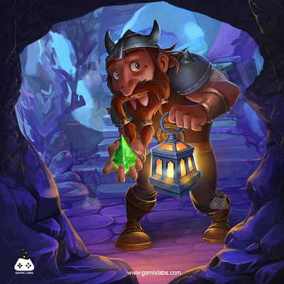 Mystical Dwarf: Slot Character Art by Gamix Labs 2d artwork animation dwarf dwarf community dwarf man slot art dwarf man slot character dwarf man slot services dwarf slot art dwarfadventure fantasyworlds game characters gamix labs illustration old dwarf slot slotmachineart