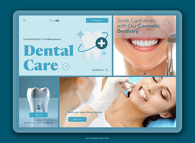 Dental Landing Page dental dentist homepage landingpage webdesign website