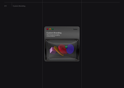 Hibex - Custom Branding (Dark) 3d animation branding motion graphics ui