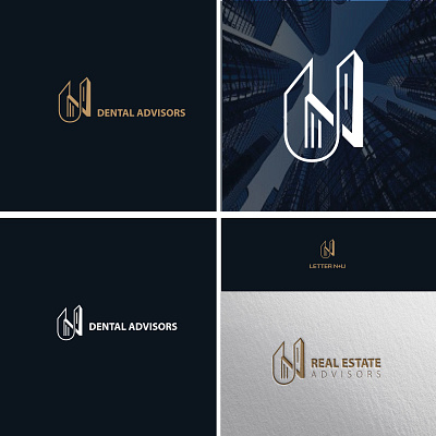 NU Real Estate Logo branding design graphic design illustration letter logo logo logos nu nu logo nu real estate real estate typography ui ux vector