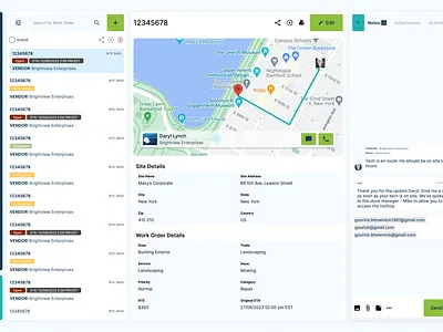 Facilities & Service Management Web Application business operations cmms facilities management saas service management software supply chain user experience voip web application work order management