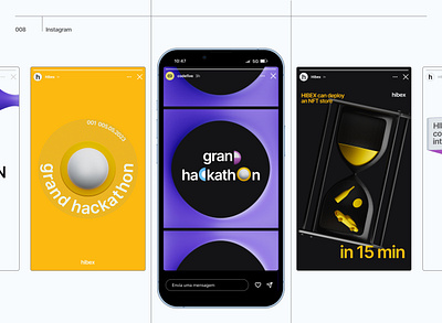 Hibex in socials instagram social media ui