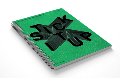 'stick it up' editorial publication design design editorial graphic design publication stickers type typography